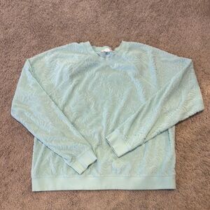 Spiritual Gangster blue terry crewneck - sz L